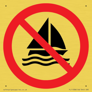 Prohibition: No sailing